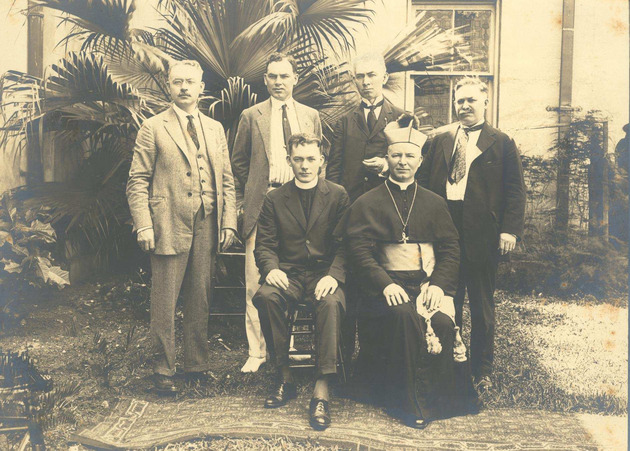 Patrick Barry with his brothers after his installation as Bishop of St. Augustine